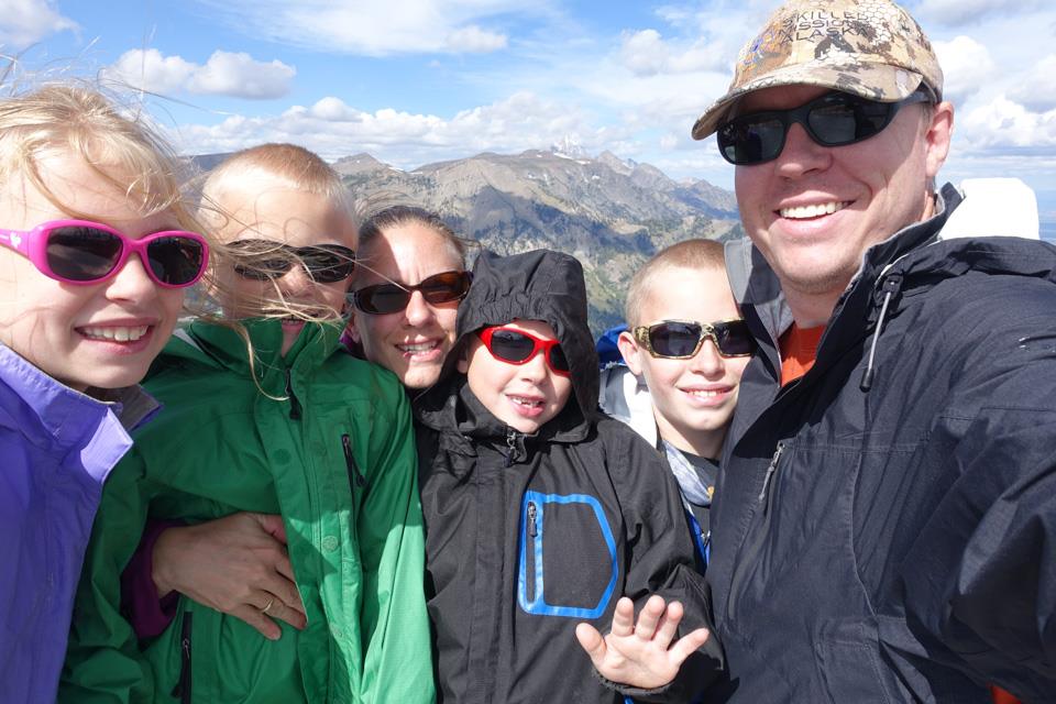 Family mountain adventure